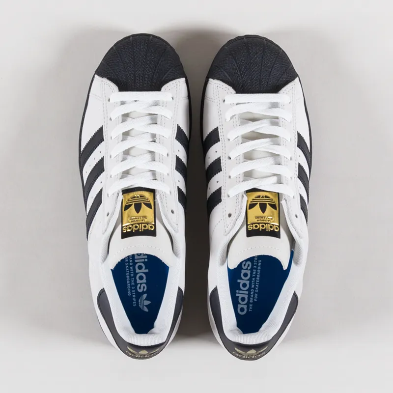 Adidas Skateboarding Superstar ADV Shoes White Black White-6