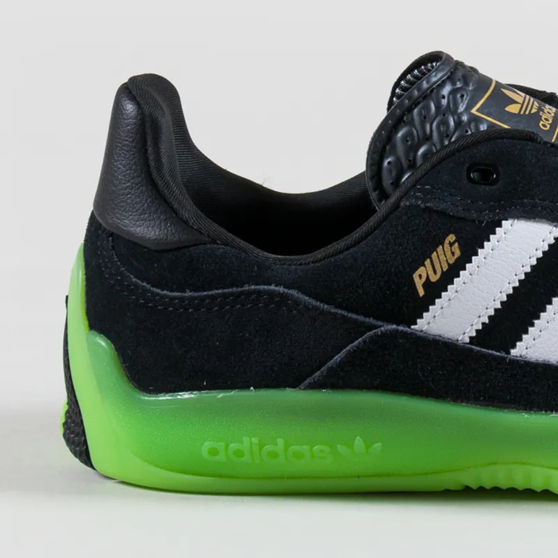 【日本未発売】adidas Puig Dark Green ADIDAS PUIG CORE BLACK/FTW WHITE / VIVID GREEN 【 アディダス