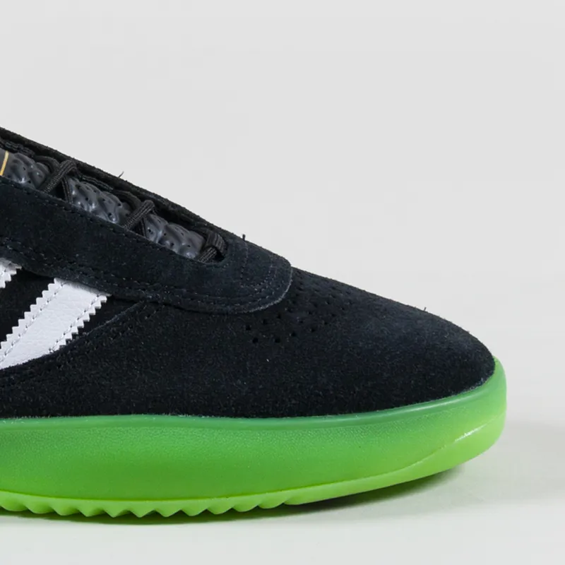 Adidas Skateboarding Puig Shoes Black White Green-5