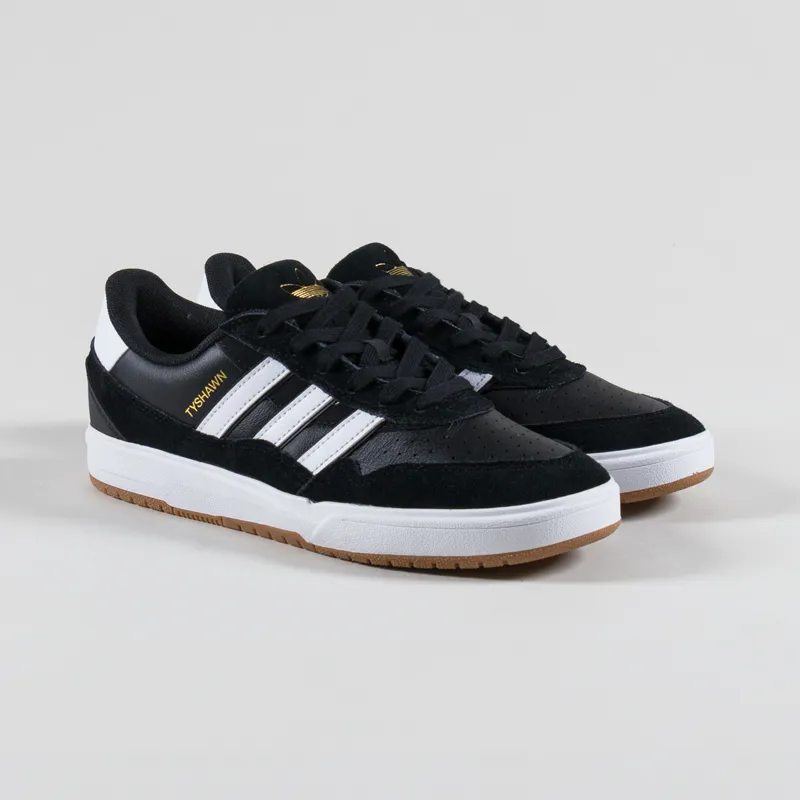 Adidas Skateboarding Tyshawn II Shoes Black White Gum