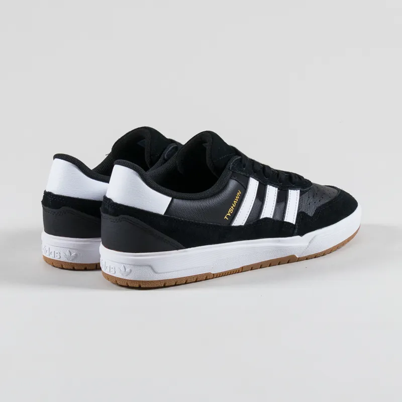 Adidas Skateboarding Mens Tyshawn II Shoes Black White Gum