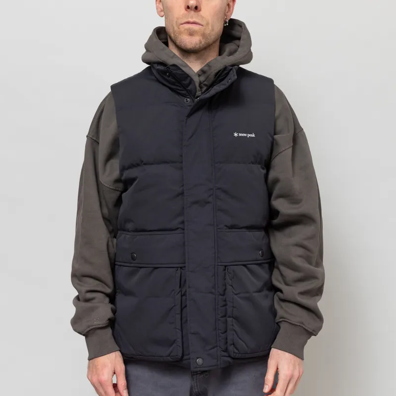 Snow Peak Everyday Down Vest Black