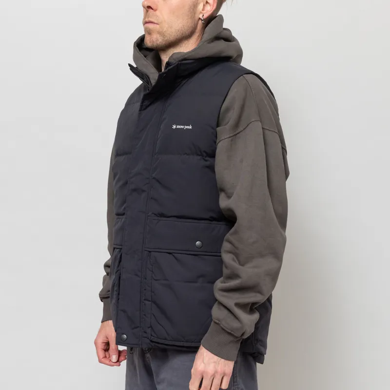 Snow Peak Everyday Down Vest Black-1