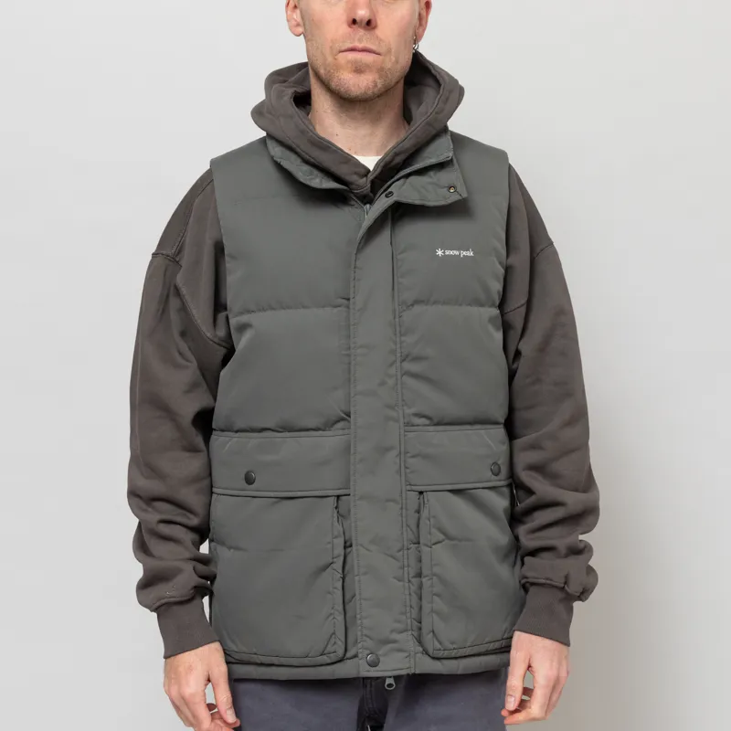 Snow Peak Everyday Down Vest Charcoal
