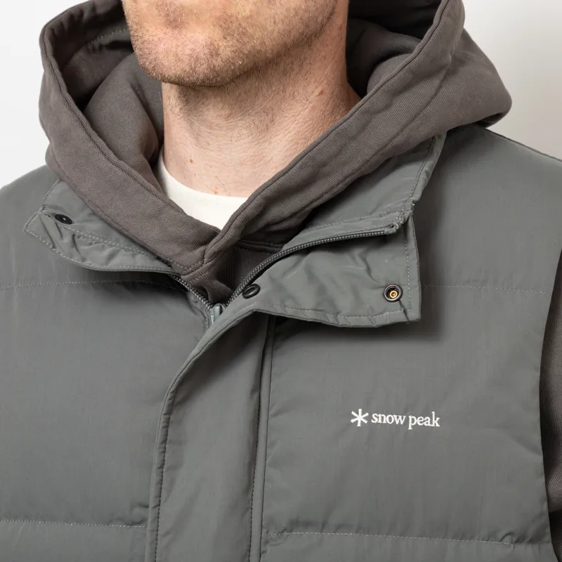 Snow Peak Everyday Down Vest Charcoal-5