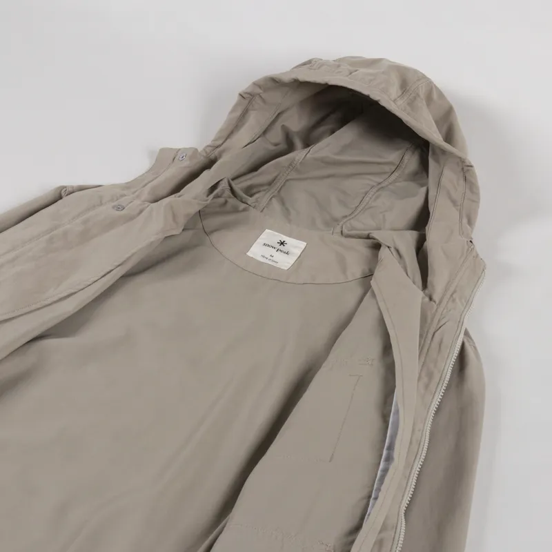 Snow Peak Light Dobby Cloth Parka Greige-5