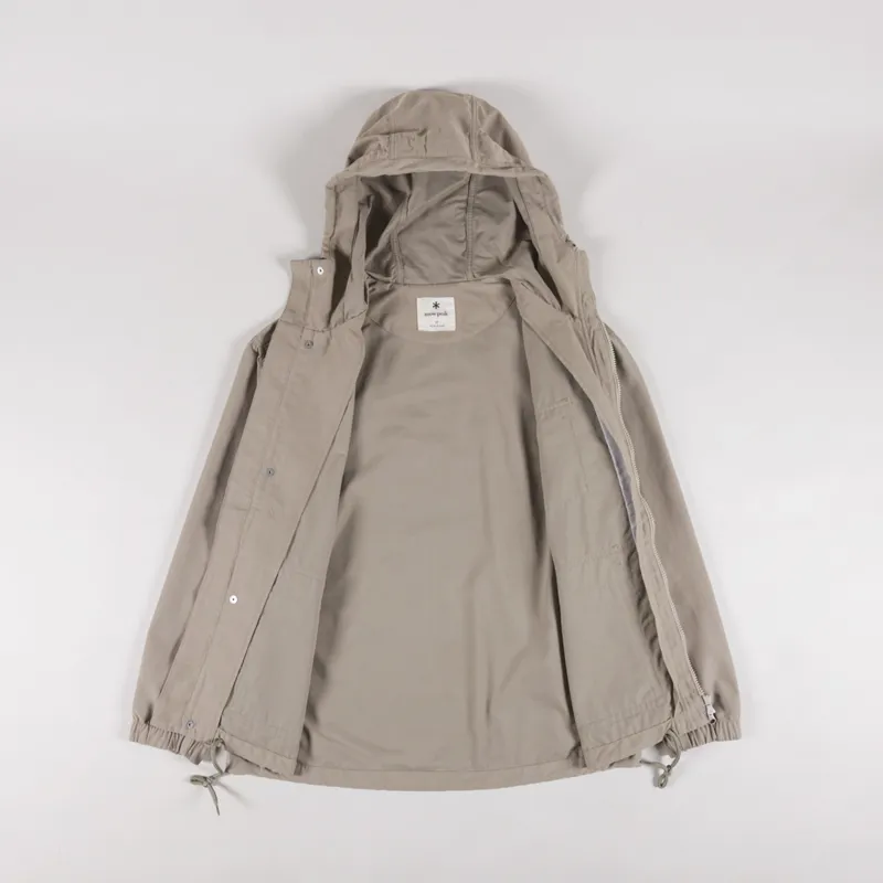 Snow Peak Light Dobby Cloth Parka Greige-2