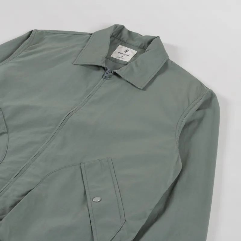 Snow Peak Light Dobby Cloth Harrington Jacket Foliage-2