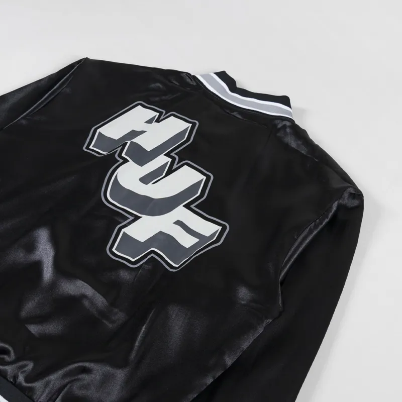 Huff Galactic Stack Baseball Jacket Black-2