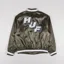 Huff Galactic Stack Baseball Jacket Olive