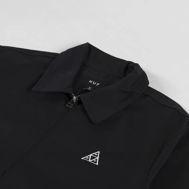 Huf Set Triple Triangle Shop Jacket Black-4
