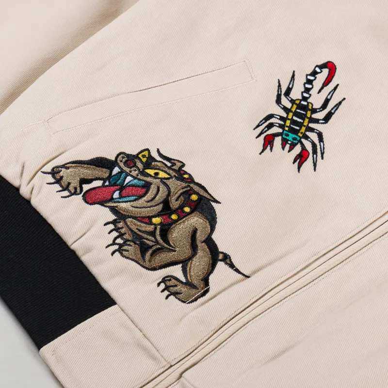 Huf Bledsoe Work Jacket Natural-8