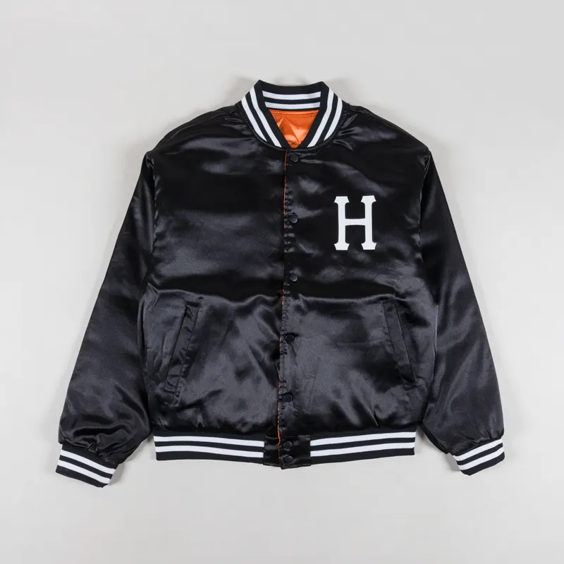 Huf Back 2 Back Reversible Jacket Black Orange