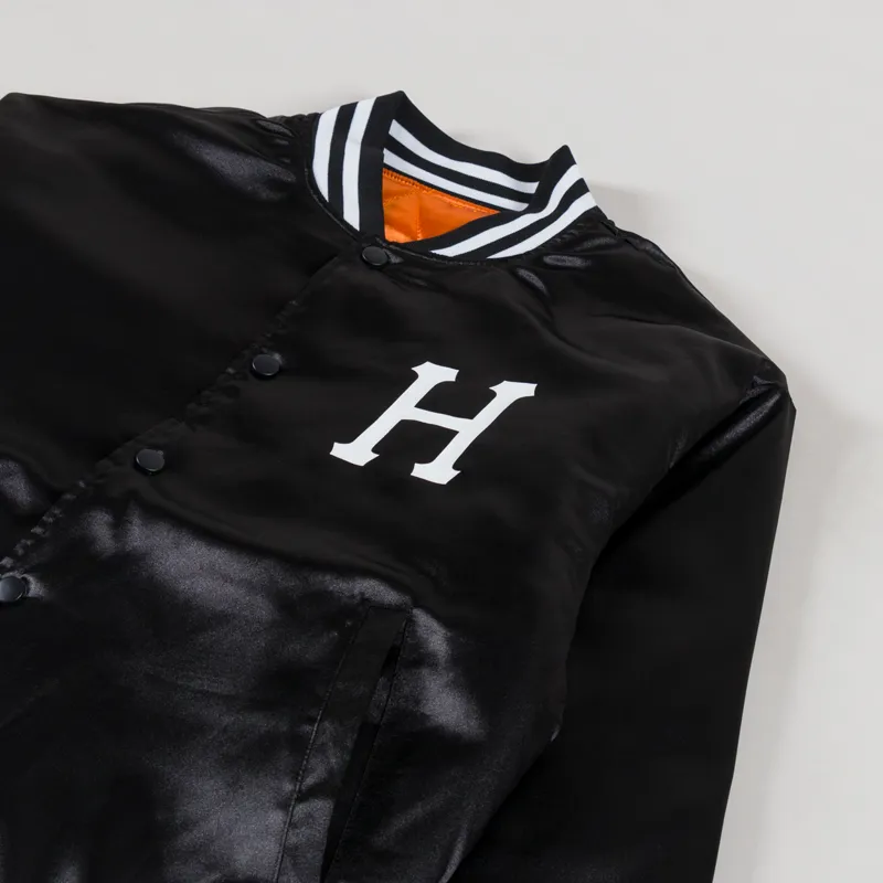 Huf Back 2 Back Reversible Jacket Black Orange-5