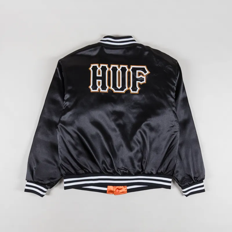 Huf Back 2 Back Reversible Jacket Black Orange-2