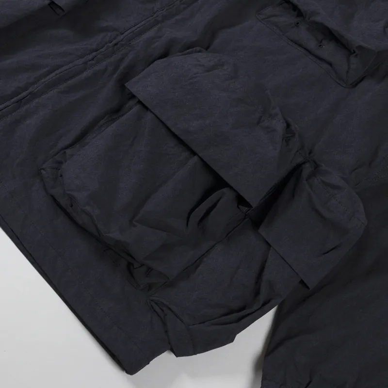 Snow Peak Indigo C/N Parka Black-8