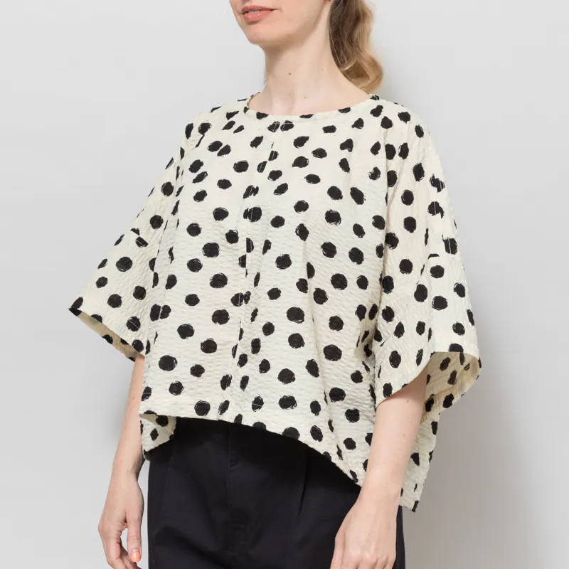 Kate Sheridan Womens Edie Top Mono Spot-1