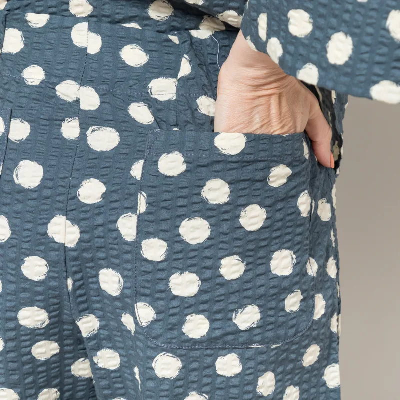 Kate Sheridan Womens Buoy Trousers Blue Spot-4