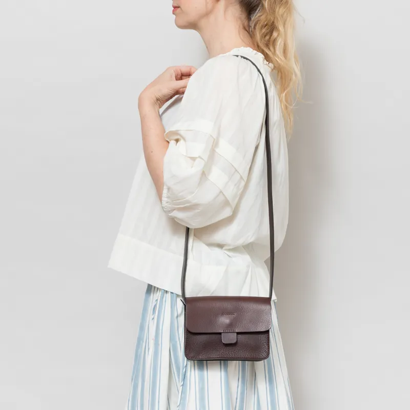 Kate Sheridan Womens Mini Tab Bag Truffle