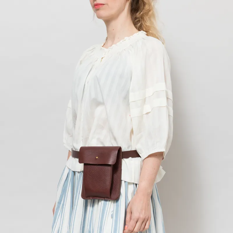 Kate Sheridan Womens House Pouch Chestnut-1
