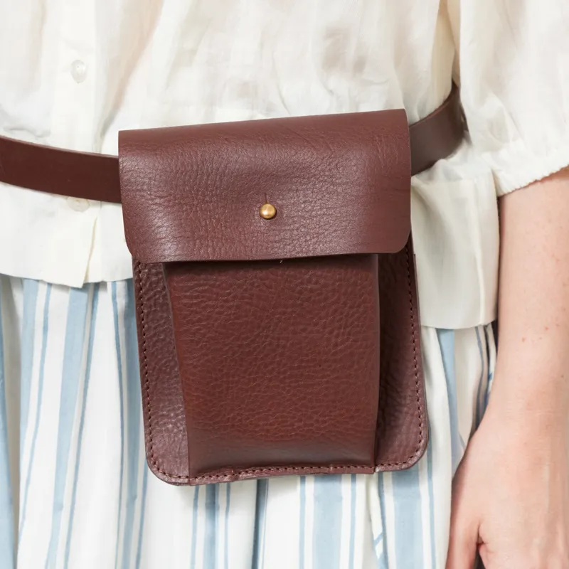 Kate Sheridan Womens House Pouch Chestnut-3