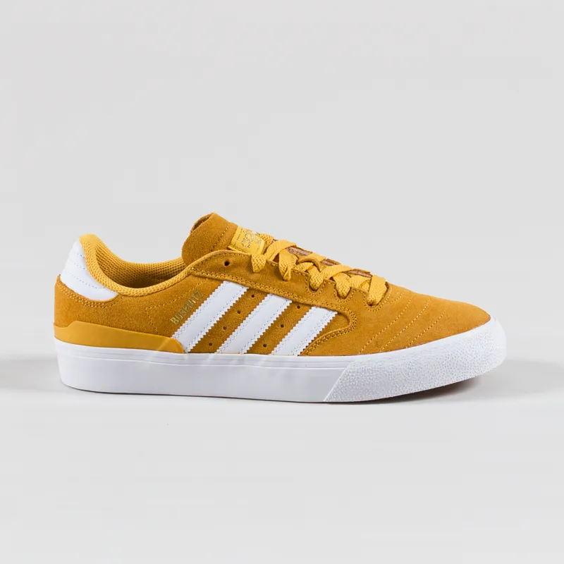 Adidas Skateboarding Busenitz Vulc II Shoes Yellow White Gold-1
