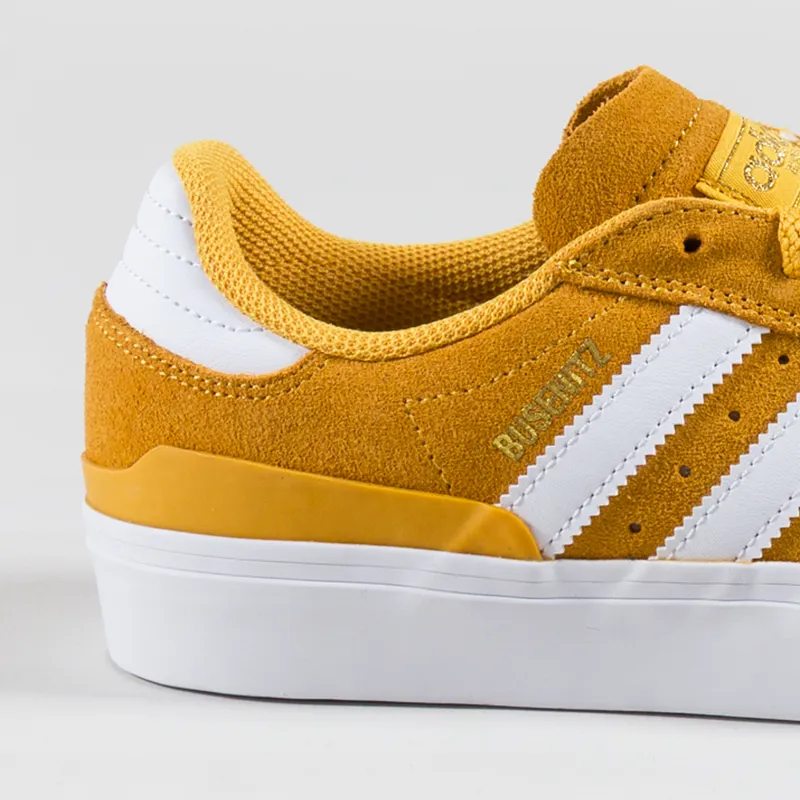 Adidas Skateboarding Busenitz Vulc II Shoes Yellow White Gold-4
