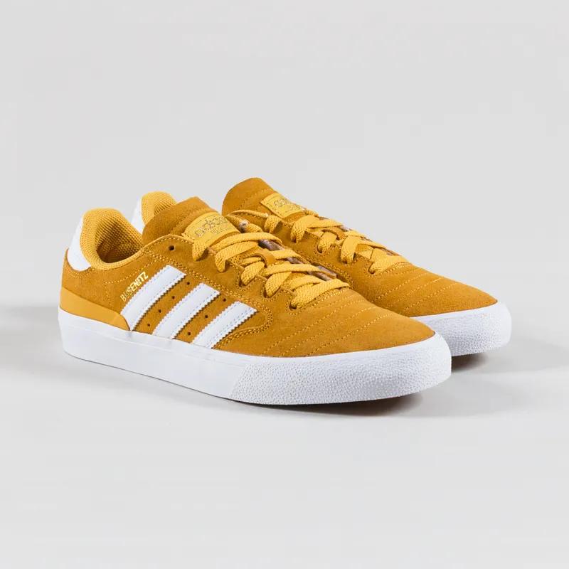 Adidas Skateboarding Busenitz Vulc II Shoes Yellow White Gold