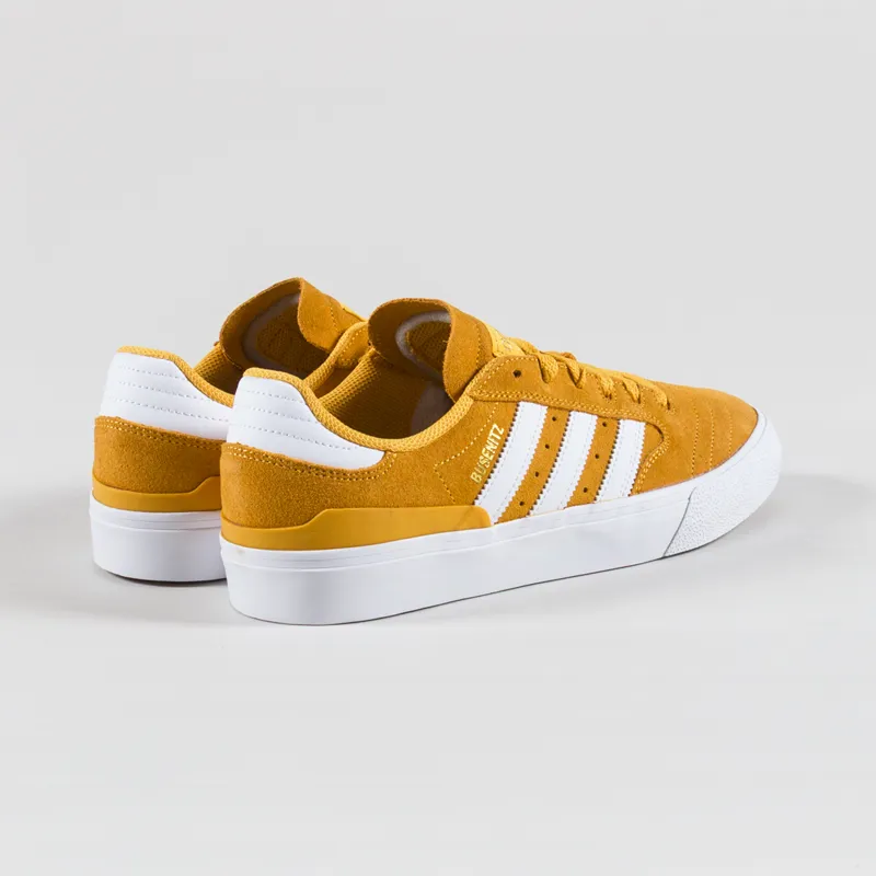 Adidas Skateboarding Busenitz Vulc II Shoes Yellow White Gold-2