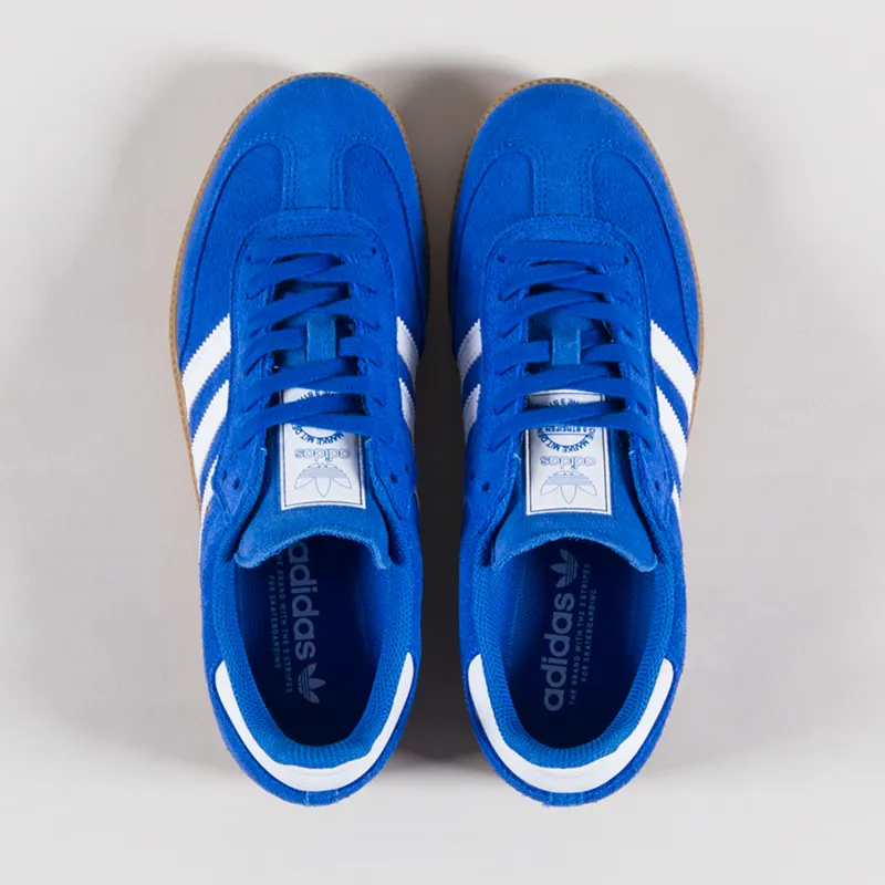 Adidas Samba ADV Shoes Blue White Gold-6