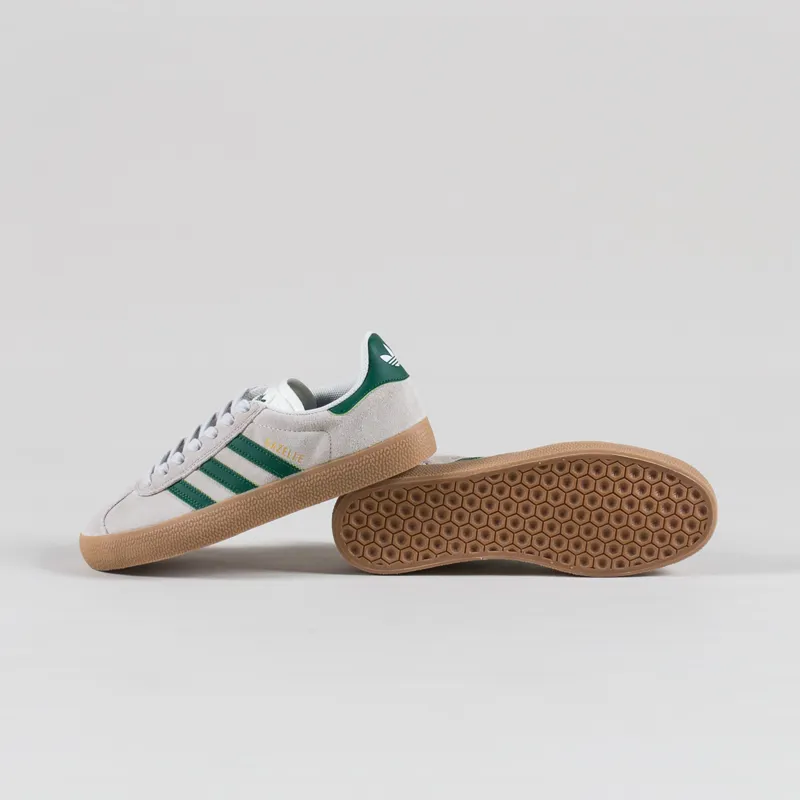 Adidas Skateboarding Gazelle ADV Shoes White Gum-3