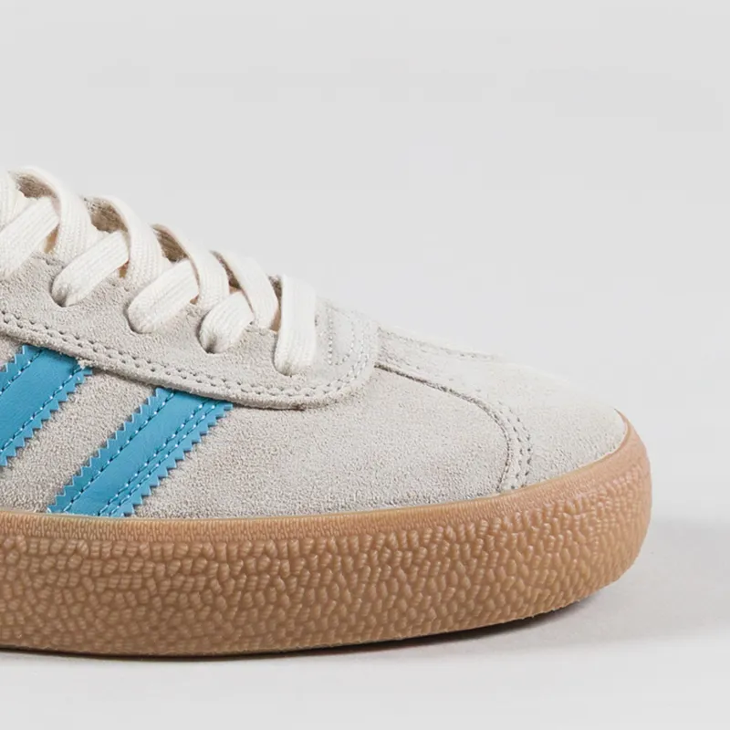 Adidas Skateboarding Gazelle ADV Shoes White Blue Gum-5