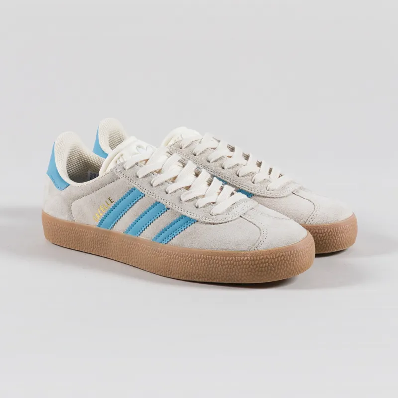 Adidas Skateboarding Gazelle ADV Shoes White Blue Gum