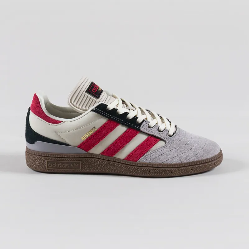 Adidas Skateboarding Busenitz Shoes Brown Scarlet Gum-2