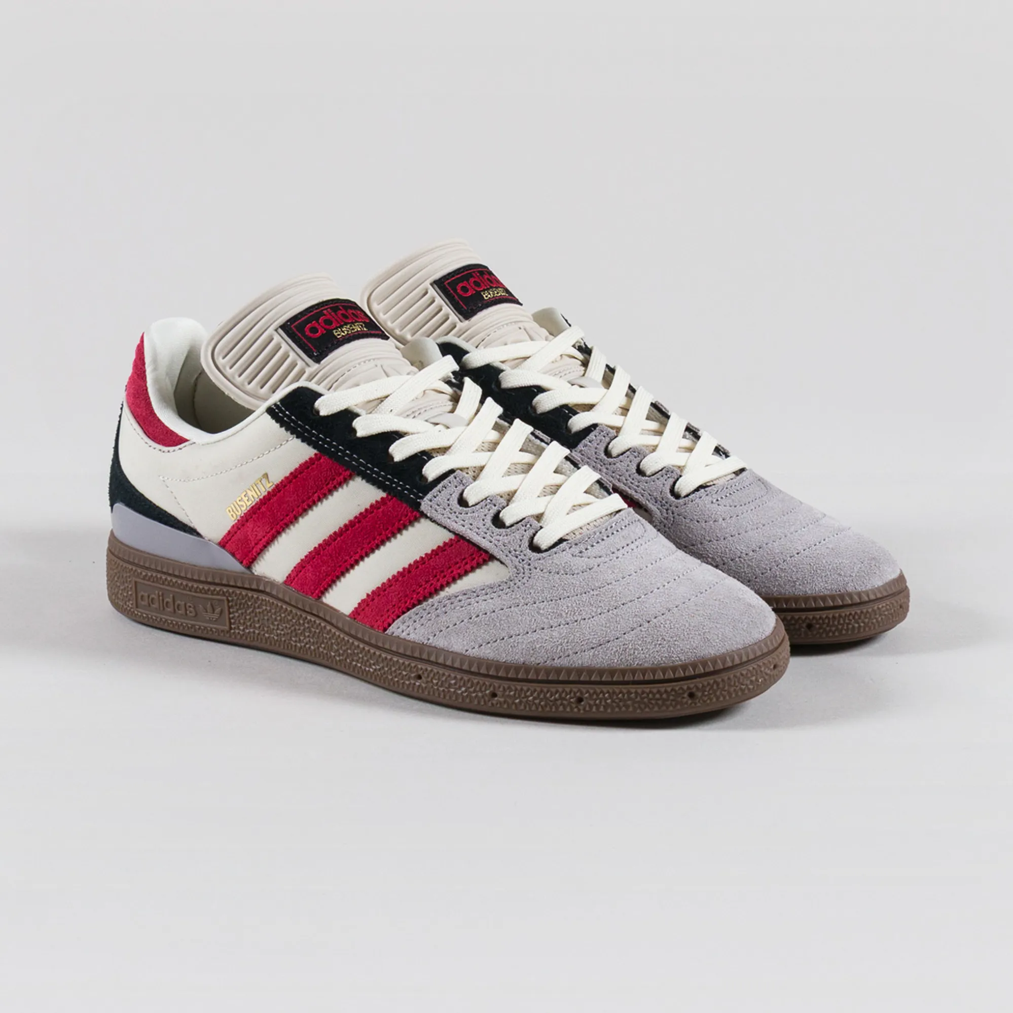 Adidas Skateboarding Mens Busenitz Shoe Trainer Brown Scarlet Gum Adidas Skateboarding Mens Busenitz Shoe Trainer Brown Scarlet Gum