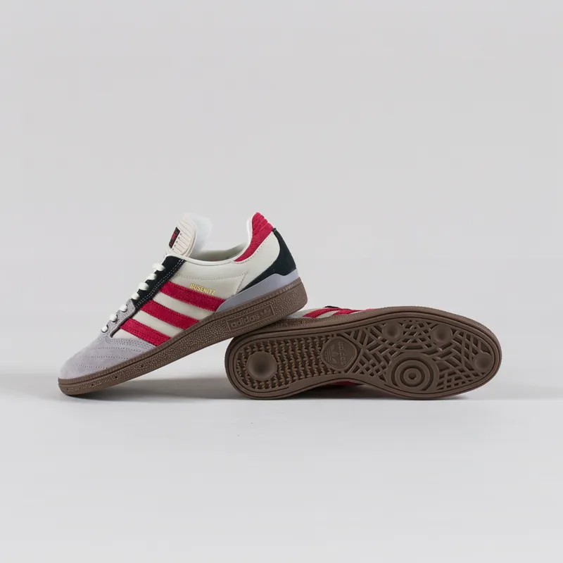 Adidas Skateboarding Busenitz Shoes Brown Scarlet Gum-3