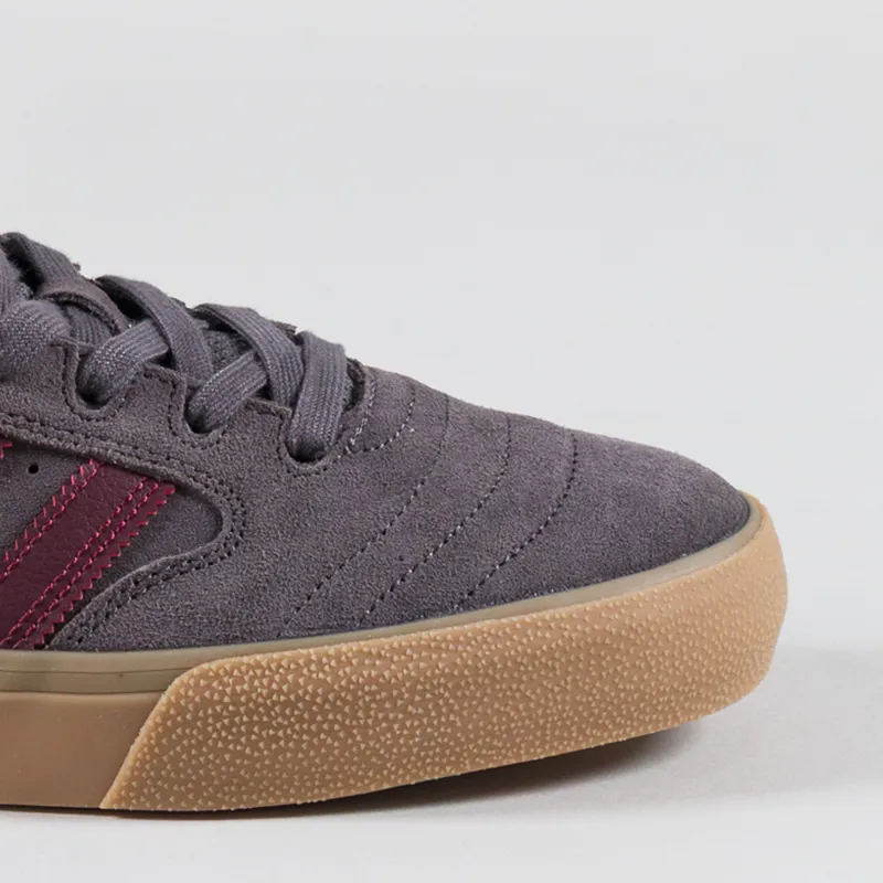 Adidas Skateboarding Busenitz Vulc II Shoes Charcoal Red Gum-5