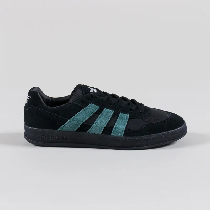 Adidas Skateboarding Aloha Super Shoes Black Teal White-2