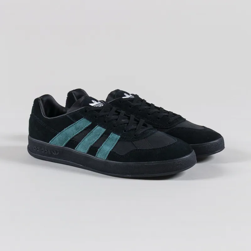 Adidas Skateboarding Aloha Super Shoes Black Teal White