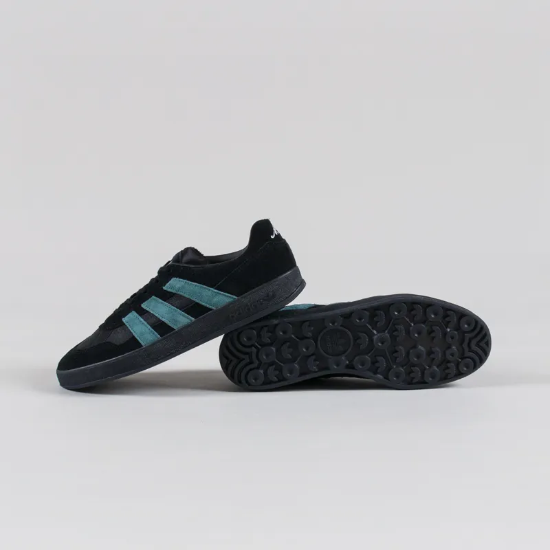 Adidas Skateboarding Aloha Super Shoes Black Teal White-3