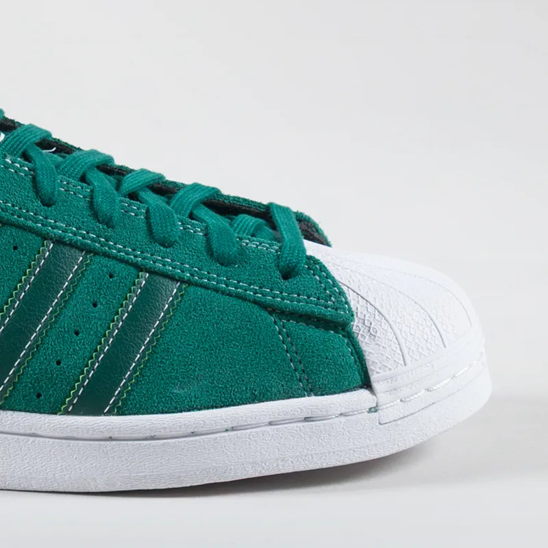 Adidas Skateboarding Superstar ADV Shoes Green White-5