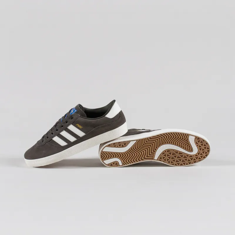 Adidas Skateboarding Puig Indoor Shoes Olive Off White Bluebird-3