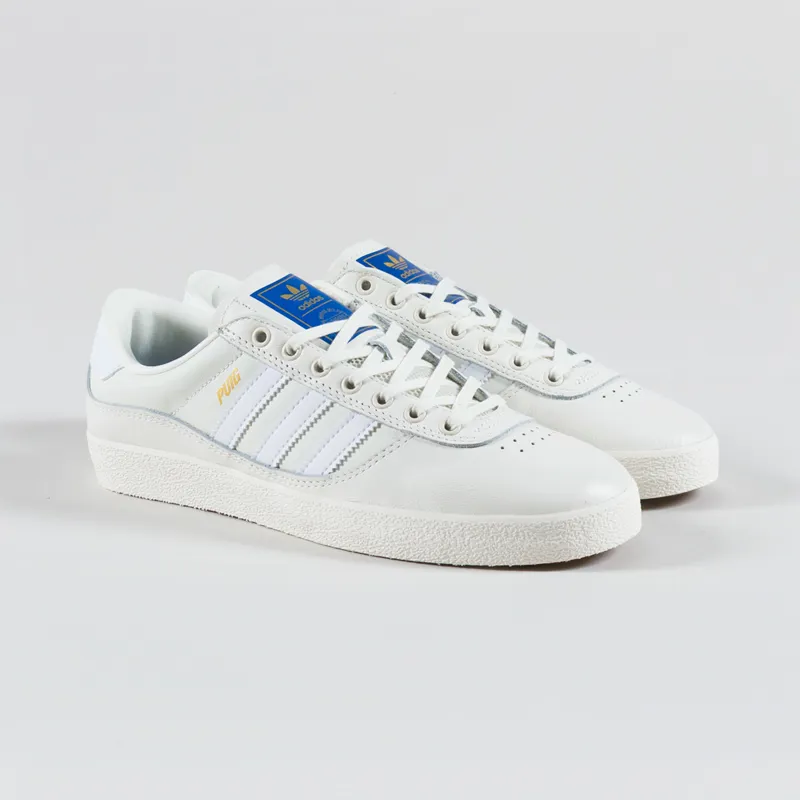 Adidas Skateboarding Puig Indoor Shoes Off White Bluebird