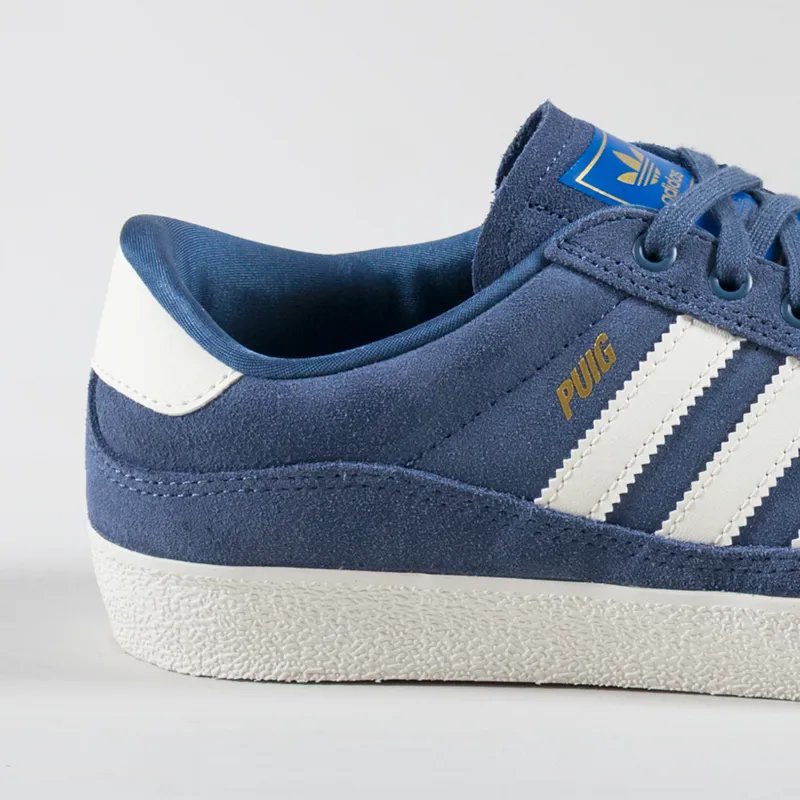 Adidas Skateboarding Puig Indoor Shoes Ink Off White Bluebird-4