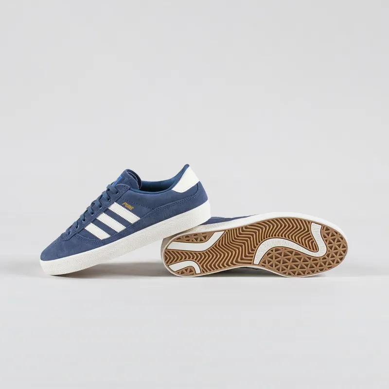 Adidas Skateboarding Puig Indoor Shoes Ink Off White Bluebird-3