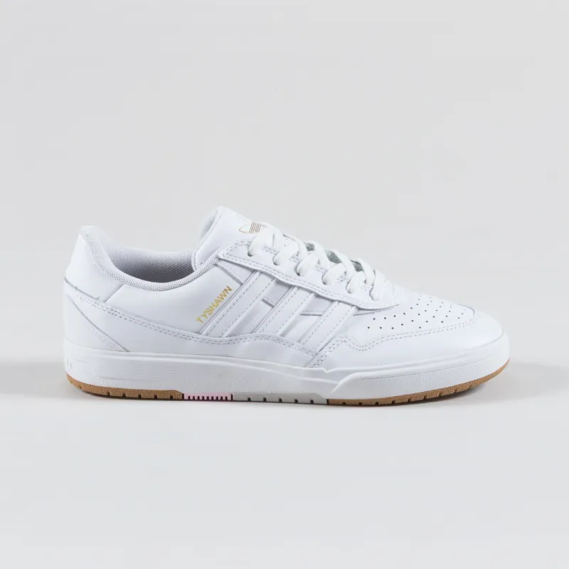 Adidas Skateboarding Tyshawn II Shoes White Gum-2