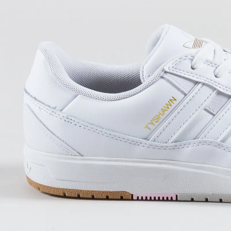 Adidas Skateboarding Tyshawn II Shoes White Gum-4
