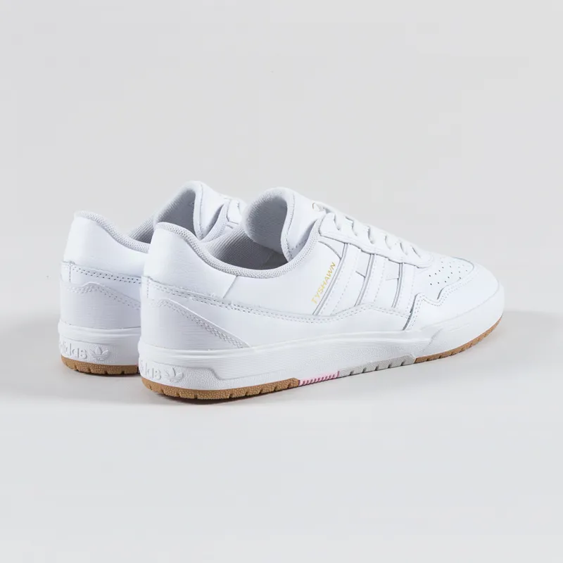 Adidas Skateboarding Tyshawn II Shoes White Gum-1