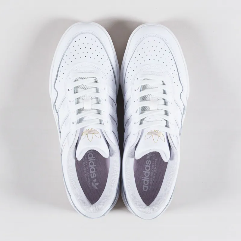 Adidas Skateboarding Tyshawn II Shoes White Gum-6