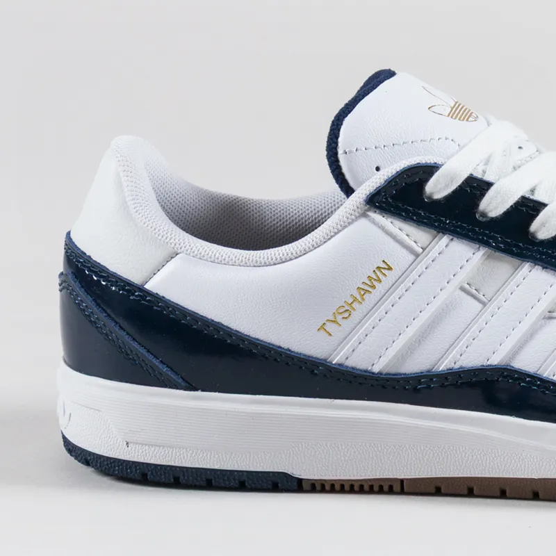Adidas Skateboarding Tyshawn II Shoes Collegiate Navy Cloud White Grey One-4
